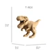 Тріо Динозаврів (DINOS TRIO) - Картонний 3D-пазл - зображення 5