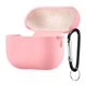 Чехол Silicone Case 2,5mm with microfiber for AirPods Pro 2 Розовый - зображення 1