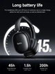 Навушники Bluetooth Hoco W73 Graceful BT headphones(App) Чорний - изображение 3