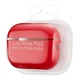 Чехол Silicone Case 2,5mm with microfiber for AirPods Pro 2 Красный - изображение 2
