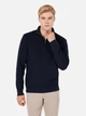 Свитер теплый на молнии мужской Colin's CL1072290NAV S Navy (8684112470771) - изображение 1