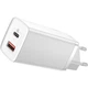 Мережевий зарядний пристрій Baseus GaN2 Lite Quick Charger C+U 65W EU White CCGAN2L-B02 - зображення 1