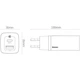Мережевий зарядний пристрій Baseus GaN2 Lite Quick Charger C+U 65W EU White CCGAN2L-B02 - зображення 5
