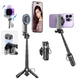 Монопод-трипод XO SS22 4in1 Magnetic Selfie Stick Photo Селфі палиця Чорний - зображення 3