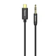 Кабель AUX Baseus Yiven M01 Type-C to AUX 3.5 1.2 м СAM01-01 Чорний - зображення 2