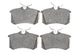 Комплект гальмівних колодок ATE 13046028942 Audi TT, A3, A2; Seat Ibiza, Cordoba, Toledo, Leon; Skoda Roomster, Octavia, Fabia; Volkswagen Golf, Bora, Polo 6C0698451A, 1K0698451J, 1J0698451 - изображение 6
