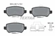 Комплект гальмівних колодок TEXTAR 2341703 Opel Astra, CORSA, Combo, Zafira, Meriva; KIA Ceed, Pro Ceed 1605128, 1605995, 58302A2A20 - изображение 9