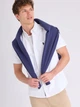 Рубашка хлопковая летняя мужская U.S. Polo Assn 115876-YC00A(Optic White) 2XL Белая (786660261110) - изображение 5