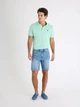 Поло длинное мужское U.S. Polo Assn 113045-9800A(Spearmint Heather) XL Мятное (786662636503) - зображення 2