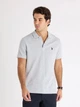 Поло довге чоловіче US Polo Assn 116015-8800A(Heather Light Gray) XL Світло-сіре (786654572079) - зображення 1