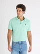 Поло длинное мужское U.S. Polo Assn 113045-9800A(Spearmint Heather) XL Мятное (786662636503) - зображення 1