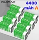 Перезаряживаемая литиева крона 2 шт аккумулятор PUJIMAX ёмкость 4400 mah 9 V + кабель Type C 1500 циклов зарядки - изображение 4