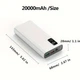 Повербанк Hinne 20000mAh 22.5W Power Bank 2 USB выхода / Type-C / Micro-USB Павербанк черный - изображение 3
