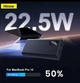 Повербанк Hinne 20000mAh 22.5W Power Bank 2 USB выхода / Type-C / Micro-USB Павербанк черный - изображение 5