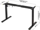 Каркас стола Mealux Powerframe Lite с электродвигателем Black (BS-10 Black) - изображение 6