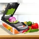 Овочерізка багатофункціональна з насадками 14в1 Veggie Slicer тертка мультислайсер набір для нарізування овочів і фруктів - зображення 7