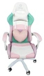 Крісло геймерське Bonro Lady 813 рожево-фіолетове з ортопедичними подушками та регулюванням нахилу (76-165-42300099) - зображення 2