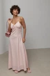 Женский сарафан в горох с кружевом Lurex Розовый M (6665) - изображение 1