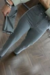 Базовые прямые женские джинсы Lurex Серый S (11683) - изображение 3