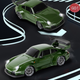 Машинка на радиоуправлении Porsche 911 зеленый для дрифта - изображение 4