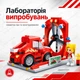 Розвивальний ігровий набір-конструктор для дітей Лабораторія випробувань з гоночним авто та аксесуарами 231 деталей - зображення 3