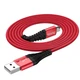 Кабель HOCO X38 Cool Charging Data Cable for Micro 1m. Red - зображення 2