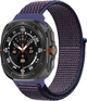 Нейлоновий Ремінець Sport Loop для Samsung Galaxy Watch Ultra 2024/2025 Midnight Blue (37791-4D) - зображення 1