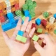 Магнитный конструктор Minecraft 100 блоков, 5 фигурок. Подарочный набор - изображение 6