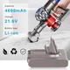 Акумулятор для пилососа Dyson V6 ASUNCELL 3500 mAh, 21.6V, літій-іонний, змінний - зображення 7