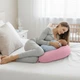 Подушка для вагітних та годування IDEIA 30х190 см SeiDesign Пудра 000042907 - изображение 4