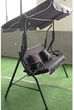 Качели садовые трехместные 170x110x153 см Bass Polska BH 10030 с подстаканниками и подушками, цвет антрацит. - изображение 6