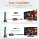 Антенна телевизионная DVB-T2 комнатная QGClearSO DE-V07015 с усилителем, магнитная основа - изображение 2