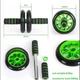 Колесо для пресса фитнес Double Wheel ABS Health Abdomen Round Двойное (2461) Черный/Зеленый - изображение 2