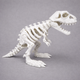 Подвижный скелет Тираннозавра – Tyrannosaurus Rex 20х10х10 см белый - изображение 1