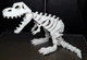 Подвижный скелет Тираннозавра – Tyrannosaurus Rex 20х10х10 см белый - изображение 5