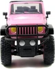 Машина на пульті керування рожева Girlmazing 1:16 Jeep Wrangler Jada 96991 - зображення 7
