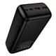 Портативна батарея (Power Bank) Hoco J159B Essence, 30000 mAh, Чорний - 713659 - зображення 5