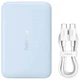 Портативна батарея (Power Bank) Baseus PPFM11-1022 EnerFill FM11 Ultra-Mini, 10000 mAh, Синій - 716747 - зображення 4