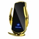 Автодержатель с беспроводной зарядкой Q3 (Gold) держатель для телефона в авто на панель Qi Wireless Charger - изображение 3