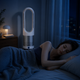 Беслопастный вентилятор Germatic AM-018JR 1200 Вт 2в1 охлаждение и обогрев LED-дисплей пульт ДУ автоповорот 80° белый - изображение 2