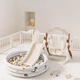 Дитячий ігровий комплекс Mealux Koda White/Coffee (арт. KD-B021 White/Coffee) - изображение 2