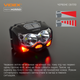 Налобный фонарь VIDEX VLF-H055D черный 500Lm 5000K - изображение 7