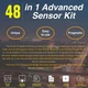 Комплект датчиков Sensor Starter Kit 48 в 1 для Arduino DIY проектов в органайзере от Keyestudio - 694295 - изображение 3