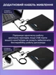 Внешний CD/DVD RW дисковод USB 3.0 хаб 7в1 Type-C оптический привод двд юсб с кардридером Micro SD для ноутбука MacBook компьютера ПК чтение запись дисков портативный для фильмов музыки и фото Windows MacOS Linux (LNP2031) - изображение 6