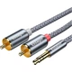 Кабель мультимедийный 3.5mm M to 2xRCA M 1.0m Essager (EYPZJ-MY0H) - зображення 2
