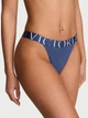 Женские трусики Victoria's Secret (374889678945) Exploded Logo Cotton 90s Brief XL синие - изображение 1