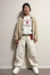 Детская куртка UNIQLO на молнии 1159862111 (Бежевый 11-12) на рост 145-155 см - изображение 5