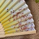 Веер «Цветочное поле» 21 см × 37 см желтый(KB_3037025079) - изображение 5