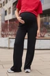 Штани для вагітних у рубчик літні Richmond 6XL Lullababe чорний - зображення 3