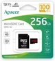 MicroSDXC Apacer 256 GB microSDHC Class 10 UHS-I V10 + SD adapter (AP256GMCSX10UB-R) - изображение 3